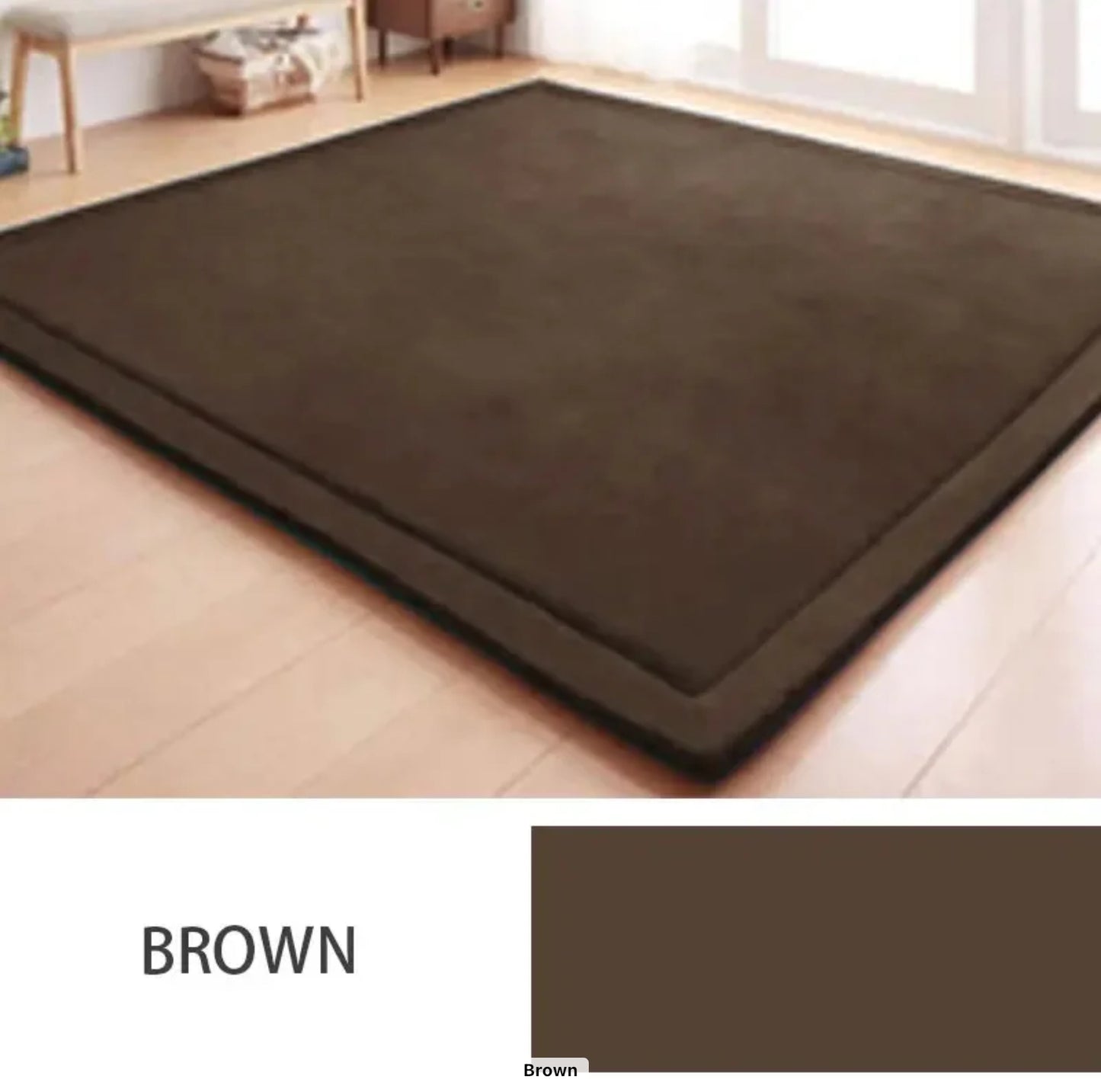 Tatami memory foam mat BROWN