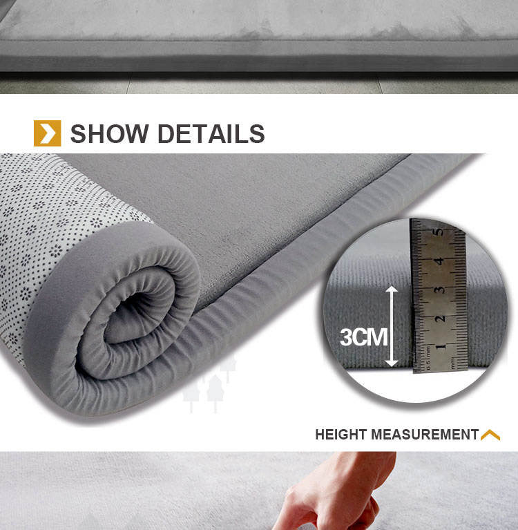 Tatami memory foam mat DARK GREY